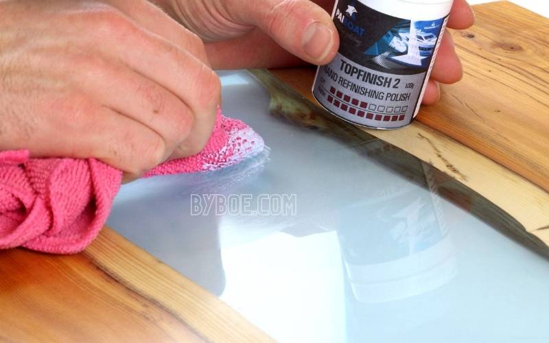 how to file and polish resin Rubbing Compound