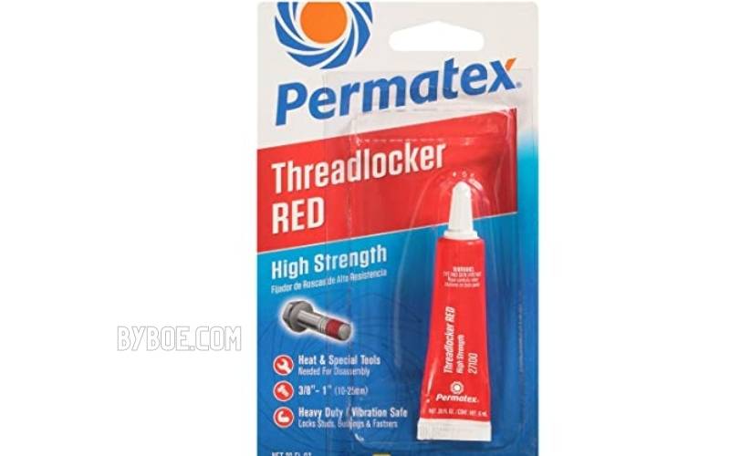 Permatex 27100 High Strength Threadlocker Red