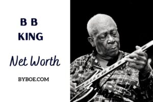 What is B B King Net Worth 2023 Bio, Age, Weight, Height, Relationships, Family